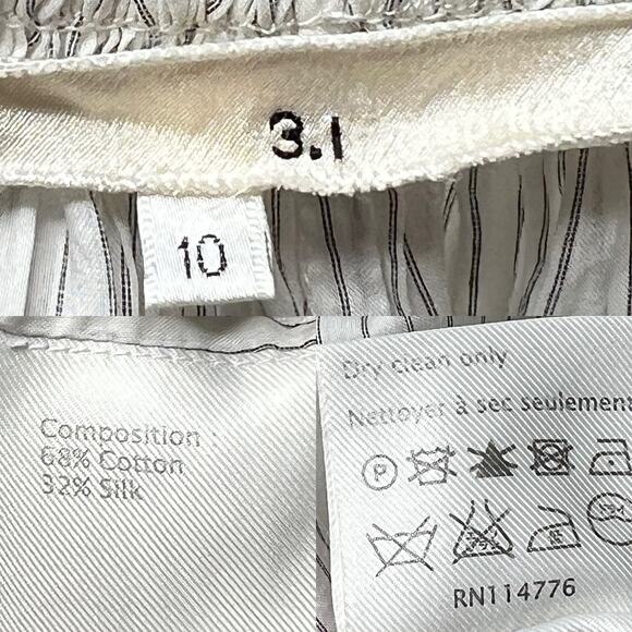 Vintage 3.1 Phillip Lim Striped Sleeveless Grecian Tie-Waist Dress size 10 - Picture 8 of 10